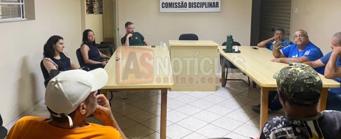 COMISSÃO DISCIPLINAR REALIZA REUNIÃO COM DIRIGENTES DE CLUBES, PARA DIRECIO